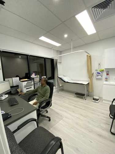 Consultation room at Pioneer Health Centre