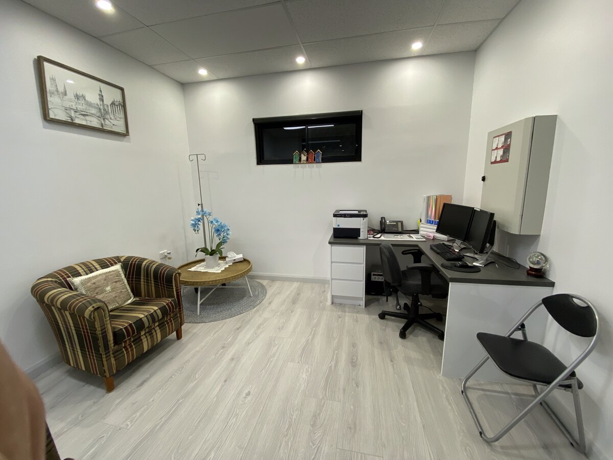 Doctor's office with comfortable seating
